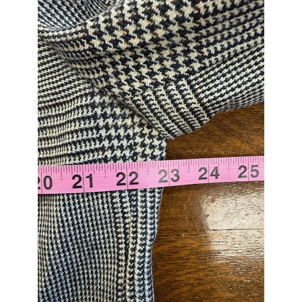 Vintage Phillips Mens Wear Blazer Mens Large Gray Glen Plaid Wool Sport Coat 80s